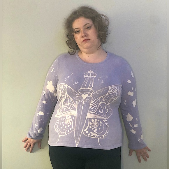 Lethal Beauty Bleach Dyed Long Sleeve - Picture 2 of 6